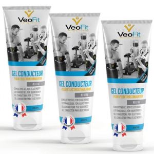 Gel ConducteurVEOFIT pour Ceinture Abdominale d’Electrostimulation Electrodes EMS TENS Pads - 3*250ml