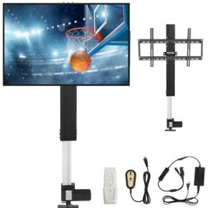 Pied TV Universel - VEVOR - Support de Télévision Ascenseur TV 127cm Support Motorisé Plasma 700mm Réglable