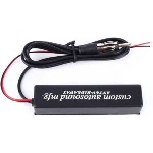 Antenne cachée pour autoradio Radio stéréo universelle de moto de voiture chaude 12V Antenne cachée électronique FM AM