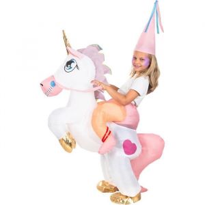 Déguisement Enfant- Funidelia- 123871- Déguisement porte-moi licorne gonflable- fille et garçon accessoires Halloween carnaval Noel