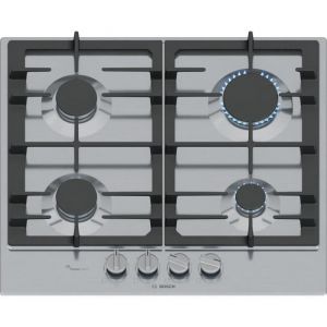 Table de cuisson à gaz - BOSCH Série 6 - 4 foyers - 52 x 582 x 45 cm - PCP6A5I90 - Inox