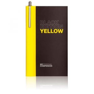 Carnet de notes - My Personal ComPENion - Black Edition - A7 - 50 feuilles - Jaune