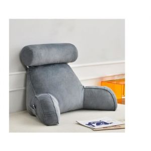 Oreiller De Lecture avec Accoudoirs -Portable avec Cale Nuque & Bras - Confort Et Ergonomie Coussin Cale Dos Canapé pour Lit &