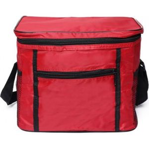 Sac Isotherme Glaci&egrave;re Repas Go&ucirc;ter D&eacute;jeuner Pique-nique Voyage Rouge