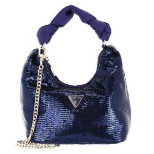 GUESS Sac &agrave; main violet pour femme - Velina Hobo Bag 241503