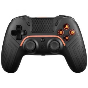 Manette sans fil DELTACO GAMING pour PlayStation 4 PC Android et iOS - Noir