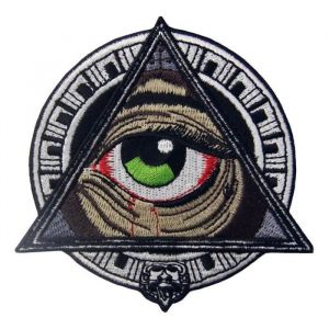 Patch Thermocollant Ecussons tous voir oeil sang Brod&eacute; Patch pour DIY Customiser V&ecirc;tement T-Shirt