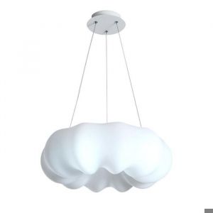 WOTTES LED Lustre Suspension Creative Citrouille Nuage Salon Luminaire Moderne E27 Lampe Blanc 1pcs Ø 30*30CM lumière blanche