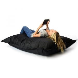 Pouf Géant Noir XL - LiveDeco - Intérieur et Extérieur