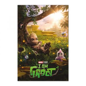 Affiche D&eacute;coration Murale - Marvel - I Am Groot - 915x61 cm - Papier Brillant - Th&egrave;me Cin&eacute;ma