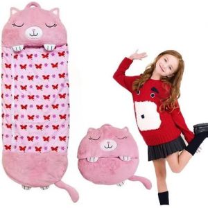 Sac de Couchage - PIMPIMSKY - M121 - 180x70 cm - Coton - Fille Rose