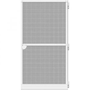 Moustiquaire de porte SCHELLENBERG Basic - 100 x 210 cm - Blanc - A enroulement latéral - Magnétique