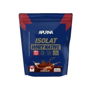 Nutrition protéinée saveur chocolat Apurna Isolat Native - bleu - 720 g