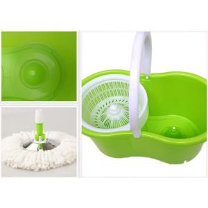 Balai Serpillière Rotatif Tournant Essorage 360° Magic Spin Tastic Mop （vert）