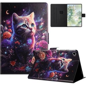 Coque Pour Samsung Galaxy Tab A9 Plus 11 Etui Tablette Housse Sm-X210/X215/X216B Pu Cuir Flip Support Protection Motif Peint Ho