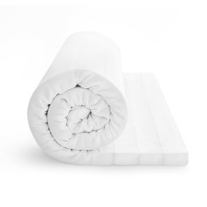 Surmatelas en mousse - Sur matelas 120x190 cm - Grand confort - Surmatelas ergonomique - epaisseur 5 cm - Déhoussable