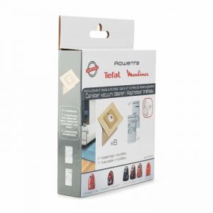 Sac Aspirateur - Rowenta - ZR003901 - 6 Sacs en Papier - 2 Filtres - Compatible avec Plusieurs Modèles