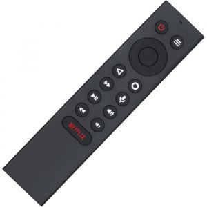 T&eacute;l&eacute;commande vocale pour Nvidia Shield TV - SYSSEN - Mod&egrave;le P3700 - Compatible 2015 2017 2019 - Noir - Infrarouge