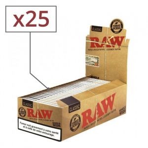 papier à rouler raw regular x25