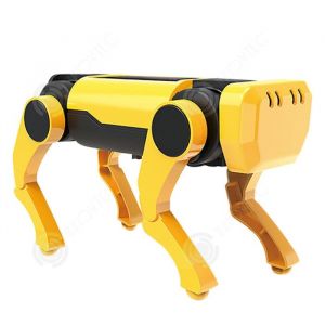 INN Robot chien 12x6x7.5cm jouet dassemblage pour enfants robot &eacute;lectrique solaire chien marchez simplement au soleil robot