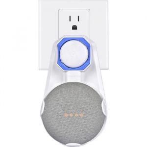 Support mural - TERRATEC - Hold ME - Blanc - Pour Google Home Mini - Guide-câble intégré