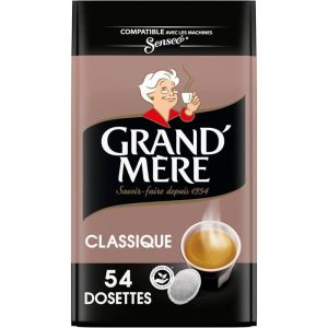 Grand Mère Café 54 Dosettes Classique Compatibles Senseo