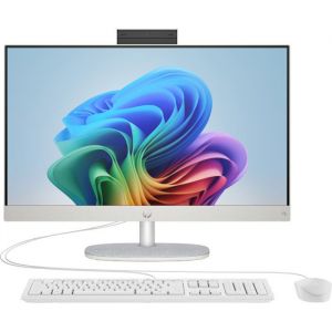 PC Tout-en-un HP 24-cr0091nf - Windows 11 - 238 FHD IPS - Athlon Silver 7120U - RAM 8Go - 512Go SSD - Clavier et souris filaires