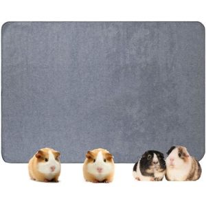 Tapis pour Cage De Cochon dInde Lavable Couverture Absorbant Etanche Tapis R&eacute;utilisable pour Lapin Nain H&eacute;risson 77*107cm-keeper