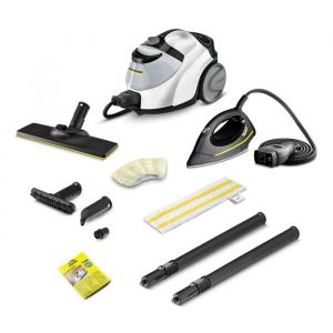 Nettoyeur vapeur avec fer &agrave; repasser Karcher SC 5 EasyFix Iron - Pression 4.2 bar- D&eacute;bit vapeur 50 g/min- fonction vapo hydro