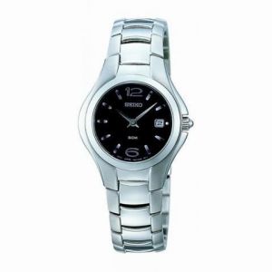 Montre - Seiko - SXB363 - Quartz - Analogique - Acier Noir Femme