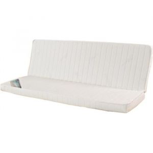 Matelas Clic Clac 130 X 190 H.R.43 ALOA - HEVEA SELECTION - Mousse Haute Résilience (HR) - Blanc