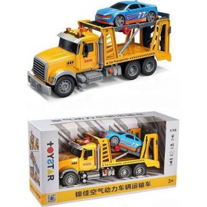 Camion Leantoys - 20485 - d&eacute;panneuse assistance routi&egrave;re Auto 2 en 1 lumi&egrave;res r&eacute;glables sons