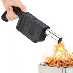 Souffleur dincendie électrique Ventilateur de barbecue portableOutil tenu dans la main électrique de soufflet de feu de barbecue