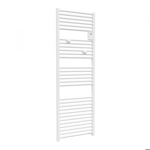 Radiateur s&egrave;che-serviettes &eacute;lectrique RIVA 4 sans soufflerie 750W blanc - THERMOR - 471260
