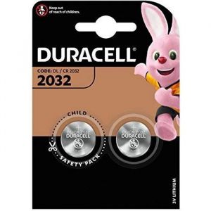 Pile bouton lithium Duracell sp&eacute;ciale 2032 3 V pack de 2 (DL2032-CR2032) con&ccedil;ue pour une utilisation dans les porte-cl&eacute;s