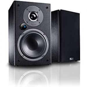 Magnat Monitor Reference 2A Bluetooth Stereo Shelf Speakers with HDMI Phono Preamp 1 Pair Black