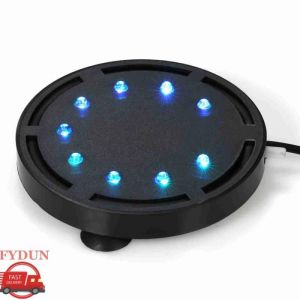 FYDUN Lumi&egrave;re LED submersible D&eacute;coration color&eacute;e submersible de lumi&egrave;re de bulle dair de LED pour laquarium animalerie eclairage