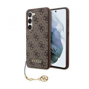 Coque de t&eacute;l&eacute;phone - Guess - 4G Charms - Samsung Galaxy A55 5G - Marron - Protection chocs et rayures