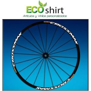 Ecoshirt   Stickers Jante Mavic Crossmax SL Pro 275`` Am50 VTT Downhill Blanc 26`` - 1J-C9TF-OB1E