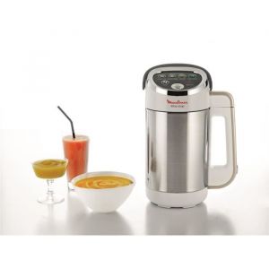 MOULINEX Blender chauffant, 1.2 L, 5 programmes, Double paroi, Maintien au Chaud, Soupe, Compote, Smoothies, Easy soup LM841B10