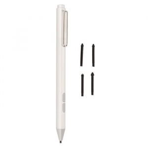 Stylet MPP2.0 - 4096 niveaux de pression inclinaison compatible HP/ASUS/Microsoft pointe HB fonction gomme - Design aluminium