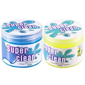 2 Lot Gel Nettoyant Voiture Slime Nettoyage pour Clavier Nettoyeur Int&eacute;rieur Voiture Nettoyer Poussi&egrave;re Pour Voiture Ordinateur