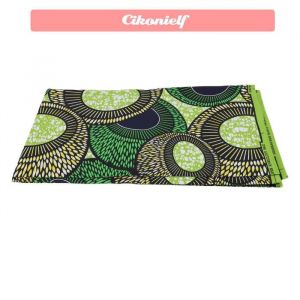 zerone tissu imprim&eacute; cire Tissu imprim&eacute; en cire de Style ethnique africain 6 Yards pour la couture quincaillerie coffret