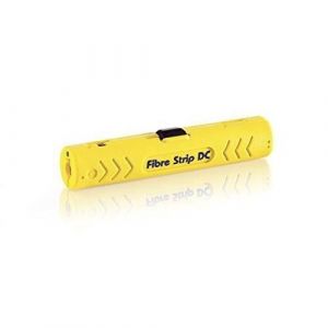 Jokari - T30700 - Dénudeur de câble Fibre Strip DC - Jaune - A dénuder - Outils et accessoires