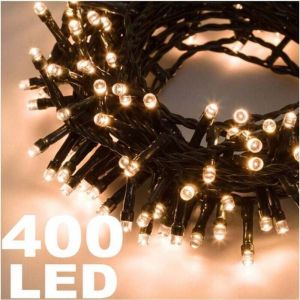 Guirlande lumineuse luciole 400 LED blanc chaud avec contrôleur et 8 fonctions pour lintérieur