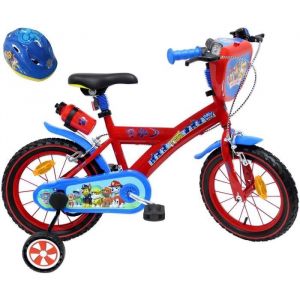 eden-bikes velo 16 garcon pat patrouille 2 freins pb bidon ar casque vélo enfants multicolore 16