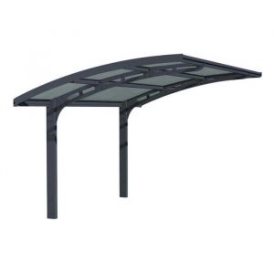 Carport en aluminium et polycarbonate Arizona Wave 4.95 x 2.89 m