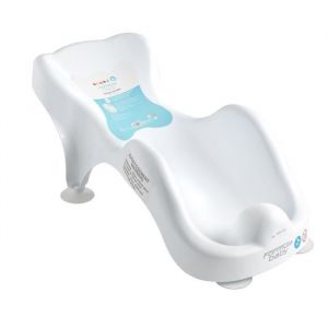 Transat de bain FORMULA BABY - Blanc - 4 ventouses - Pour bébé de 0 à 6 mois