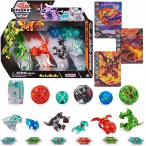Figurines Bakugan - Spin Master - Battle Strike Pack - 6 Figurines - Métal et Plastique