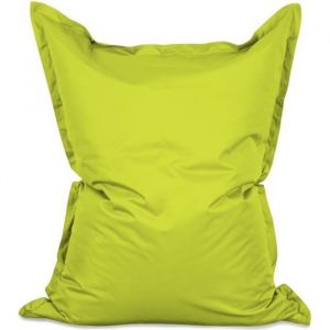Lumaland Pouf XXL intérieur extérieur 380L 140 x 180 cm Vert pomme